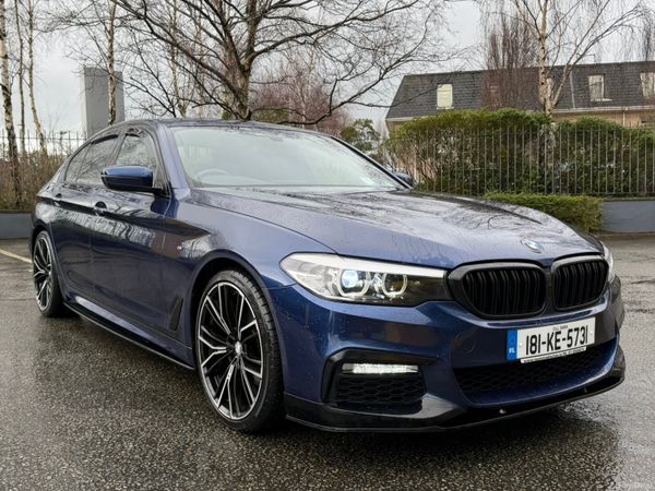 BMW 5-Series Saloon, Diesel, 2018, Blue