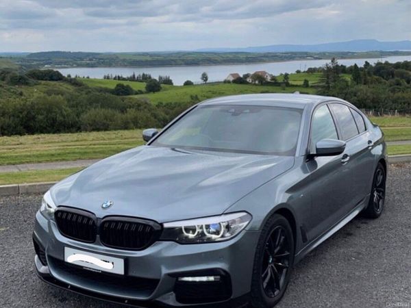 BMW 5-Series Saloon, Diesel, 2018, Blue