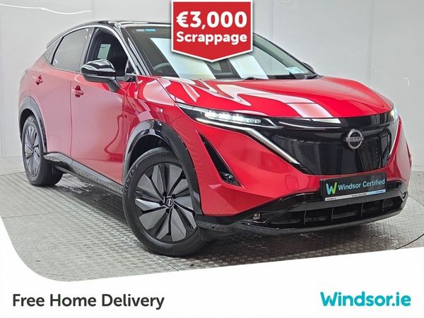 Nissan Ariya MPV, Electric, 2024, Red