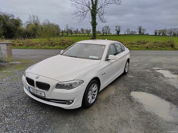 BMW 5-Series Saloon, Diesel, 2013, White