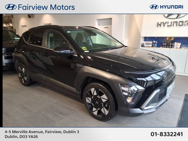 Hyundai KONA SUV, Petrol Hybrid, 2024, Black