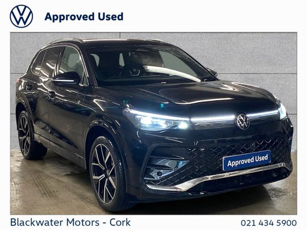 Volkswagen Tiguan Estate, Petrol Plug-in Hybrid, 2025, Black