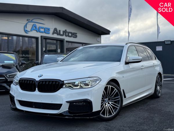 BMW 5-Series Estate, Diesel, 2020, White