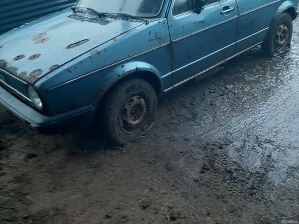 Volkswagen Golf Saloon, Petrol, 1982, Blue