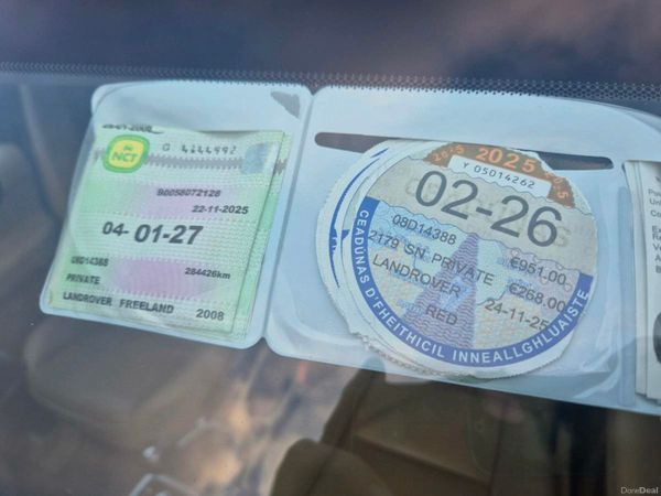 Land Rover Freelander SUV, Diesel, 2008, Red