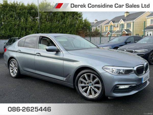 BMW 5-Series Saloon, Diesel, 2018, Blue