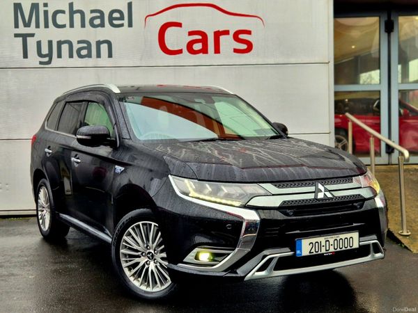 Mitsubishi Outlander SUV, Petrol Plug-in Hybrid, 2020, Black