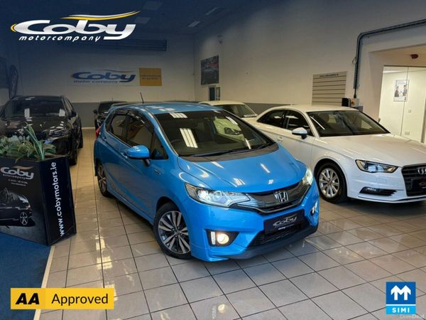 Honda Fit Hatchback, Petrol Hybrid, 2014, Blue