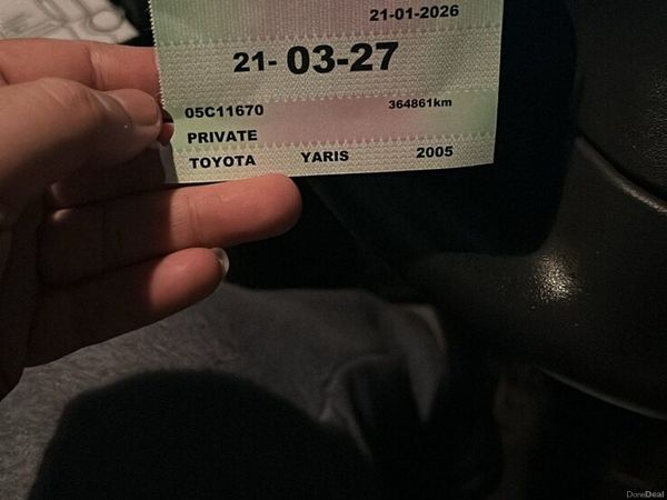 Toyota Yaris Hatchback, Petrol, 2005, Blue