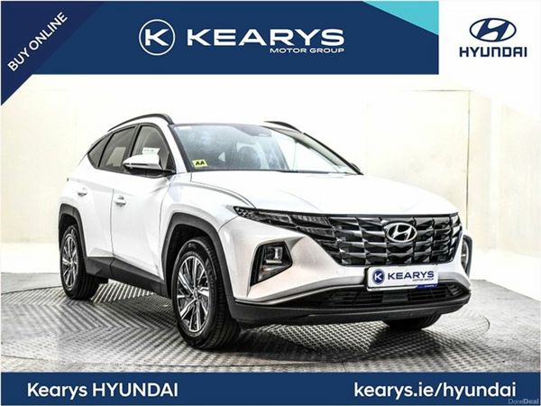 Hyundai Tucson SUV, Petrol Hybrid, 2024, White
