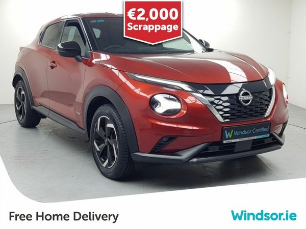 Nissan Juke SUV, Petrol Hybrid, 2024, Red