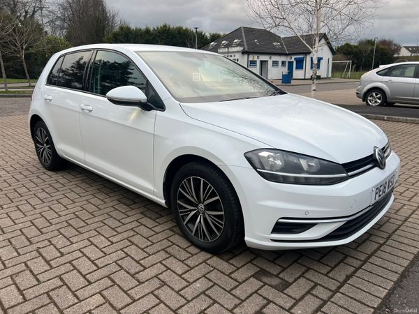 Volkswagen Golf Hatchback, Diesel, 2018, White