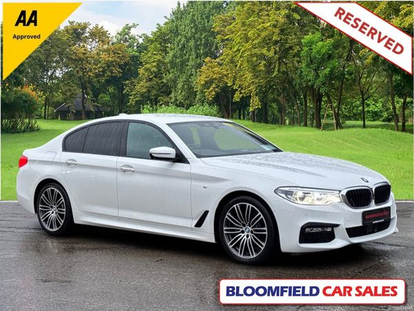 BMW 5-Series Saloon, Diesel, 2017, White