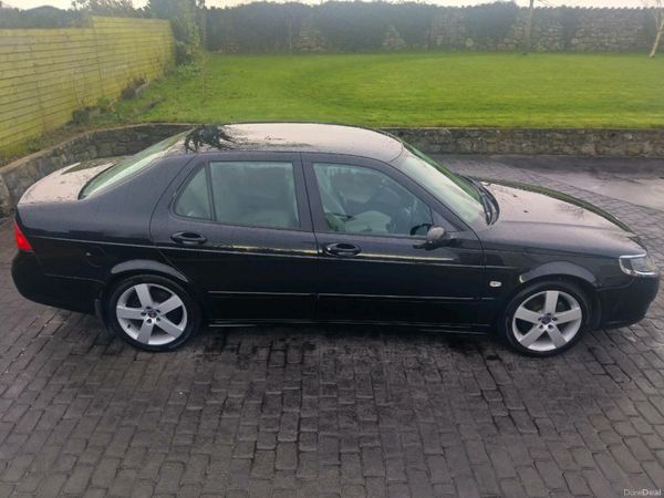 Saab 9-5 Saloon, Ethanol Petrol, 2008, Black