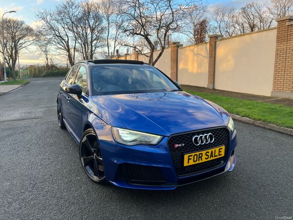 Audi RS3 Hatchback, Petrol, 2016, Blue