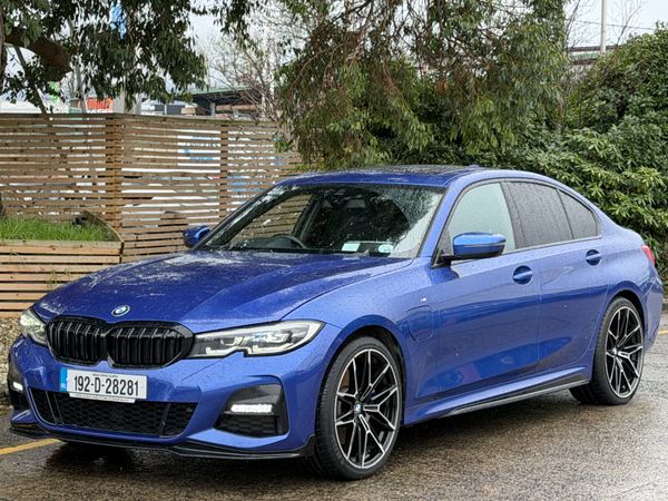 BMW 3-Series Saloon, Petrol Plug-in Hybrid, 2019, Blue
