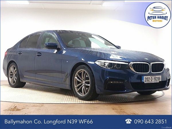 BMW 5-Series Saloon, Diesel, 2020, Blue