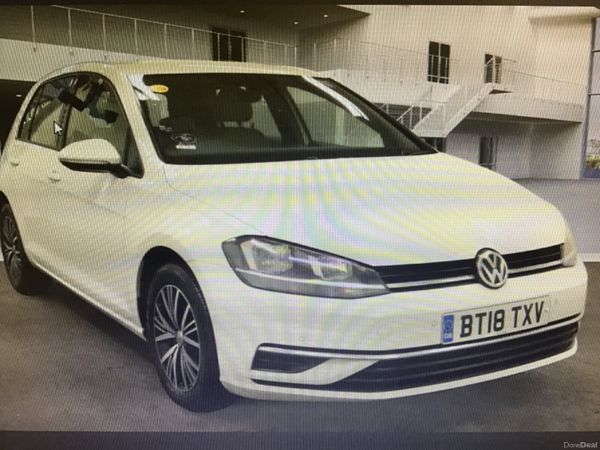 Volkswagen Golf Hatchback, Diesel, 2018, White