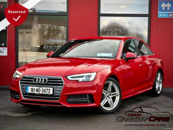 Audi A4 Saloon, Diesel, 2016, Red