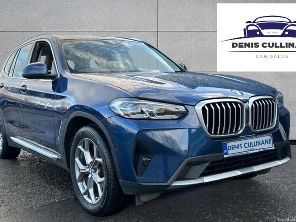 BMW X3 SUV, Petrol Plug-in Hybrid, 2021, Blue