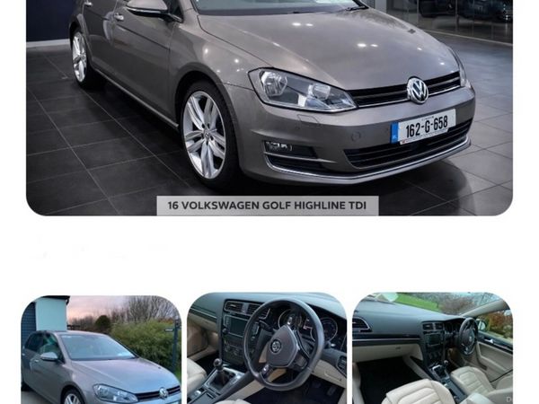 Volkswagen Golf Hatchback, Diesel, 2016, Grey
