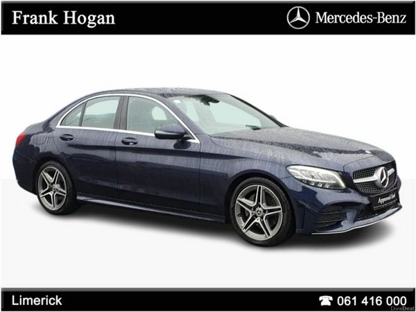 Mercedes-Benz C-Class Saloon, Petrol Hybrid, 2020, Blue