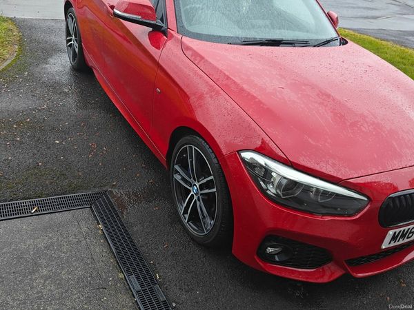 BMW 1-Series Hatchback, Diesel, 2017, Red