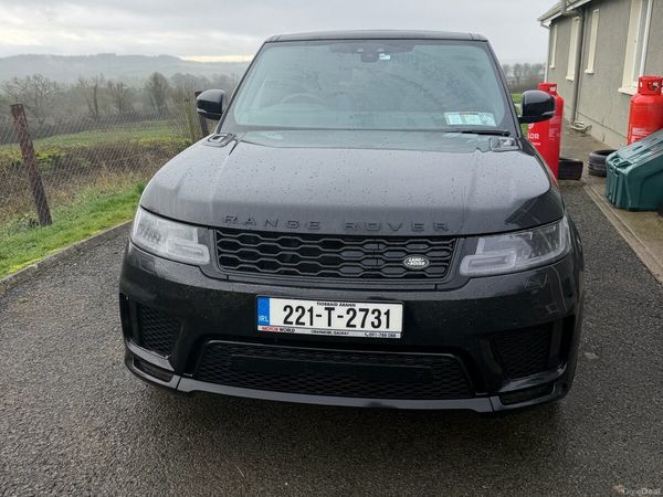 Land Rover Range Rover Sport SUV, Petrol Plug-in Hybrid, 2022, Black