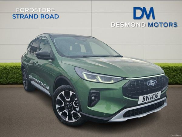 Ford Kuga SUV, Petrol Hybrid, 2025, Green