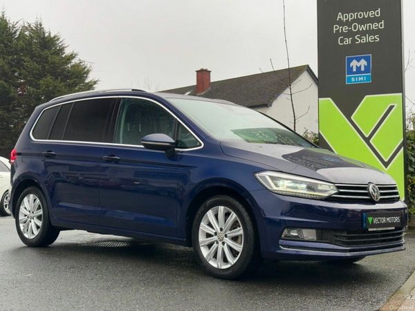 Volkswagen Touran MPV, Petrol, 2017, Blue