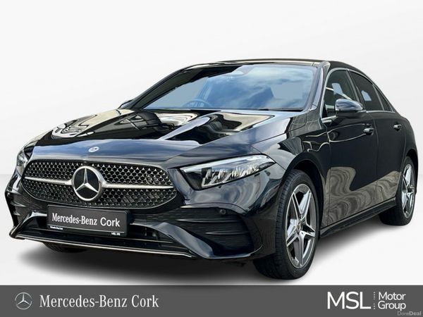 Mercedes-Benz A-Class Saloon, Petrol Hybrid, 2024, Black