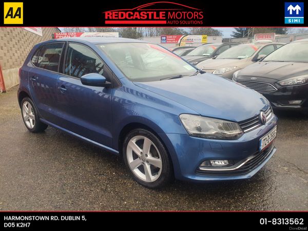 Volkswagen Polo Hatchback, Petrol, 2017, Blue