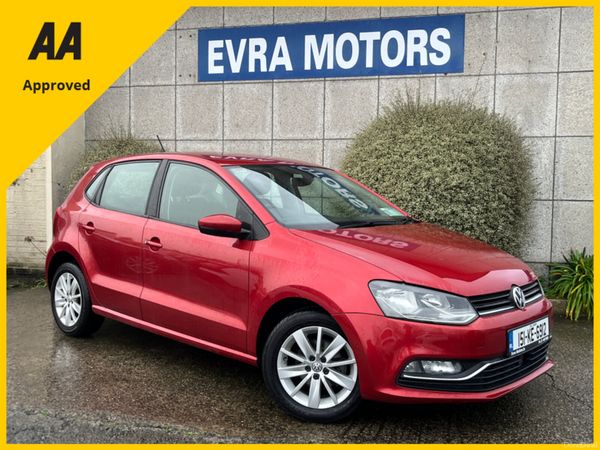 Volkswagen Polo Hatchback, Petrol, 2015, Red