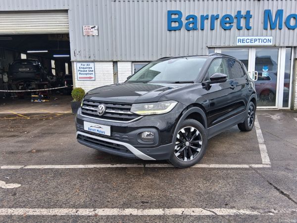 Volkswagen T-Cross Hatchback, Petrol, 2020, Black