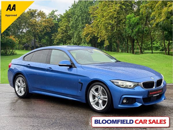 BMW 4-Series Saloon, Petrol, 2017, Blue