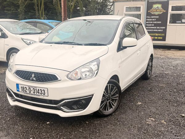 Mitsubishi Mirage Hatchback, Petrol, 2018, White