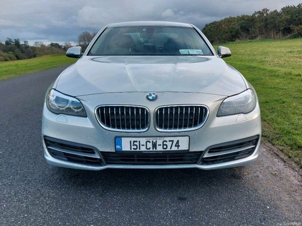 BMW 5-Series Saloon, Diesel, 2015, Silver