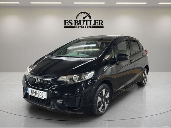 Honda Fit Hatchback, Petrol Hybrid, 2017, Black