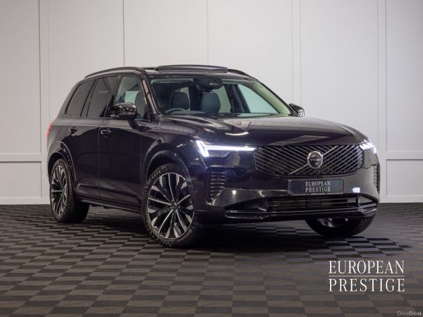 Volvo XC90 SUV, Petrol Plug-in Hybrid, 2025, Black