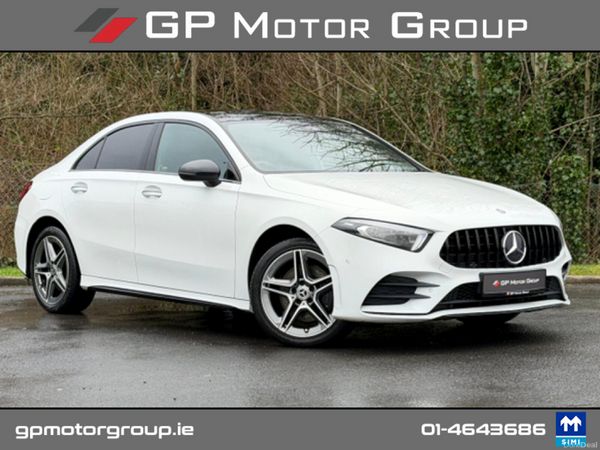 Mercedes-Benz A-Class Saloon, Petrol Plug-in Hybrid, 2020, White