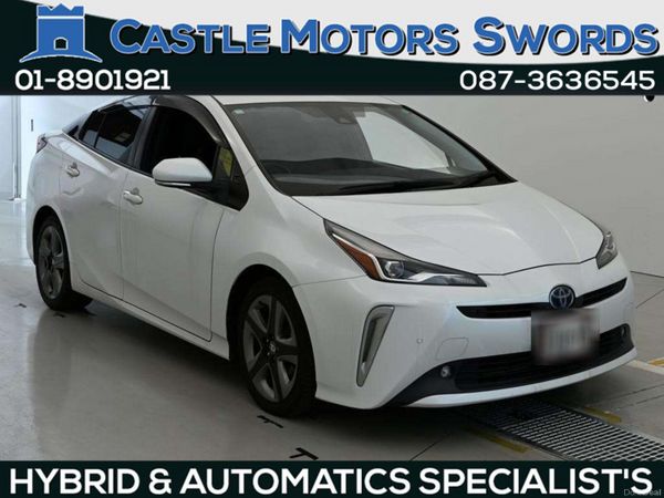 Toyota Prius Saloon, Petrol Hybrid, 2020, White