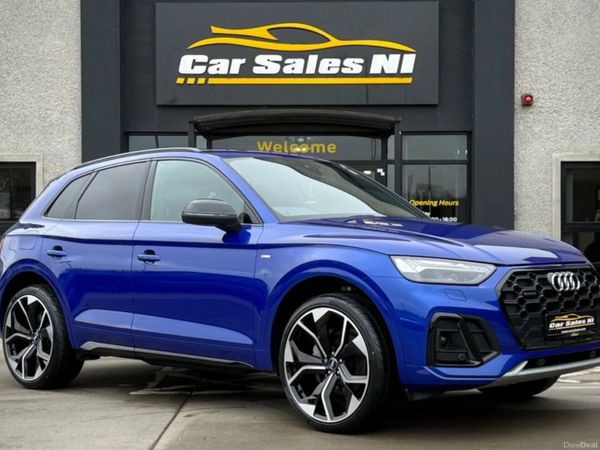 Audi Q5 SUV, Diesel Hybrid, 2022, Blue