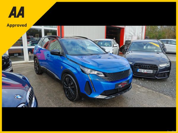 Peugeot 3008 SUV, Petrol Plug-in Hybrid, 2021, Blue