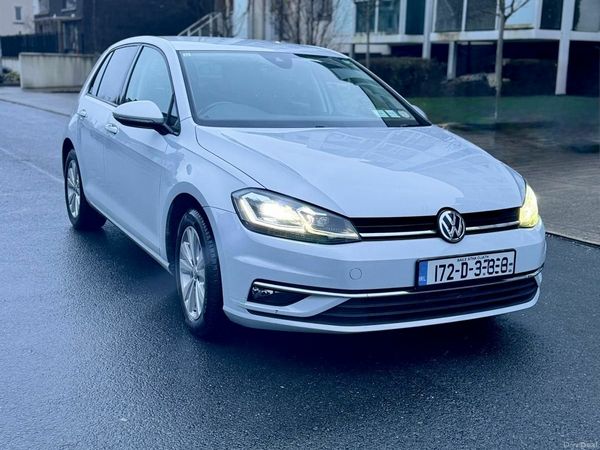 Volkswagen Golf Hatchback, Petrol, 2017, White
