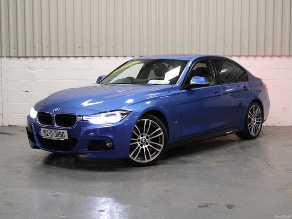 BMW 3-Series Saloon, Petrol Plug-in Hybrid, 2016, Blue