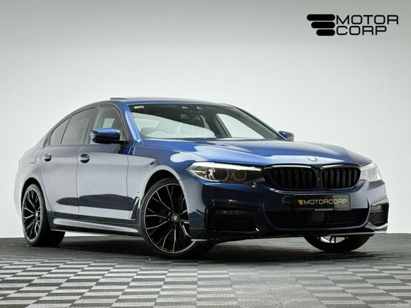 BMW 5-Series Saloon, Petrol Plug-in Hybrid, 2019, Blue