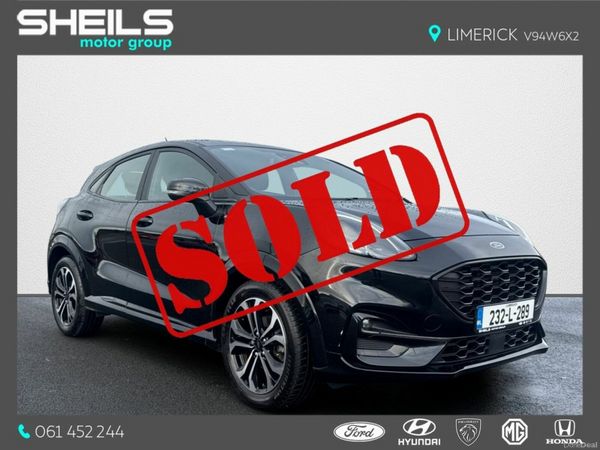 Ford Puma MPV, Petrol Hybrid, 2023, Black