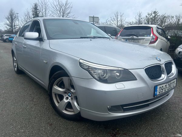 BMW 5-Series Saloon, Diesel, 2009, Silver