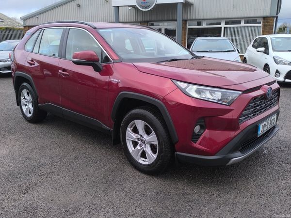 Toyota RAV4 SUV, Petrol Hybrid, 2020, Red