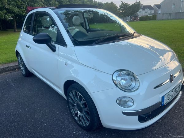 Fiat 500 Hatchback, Petrol, 2013, White